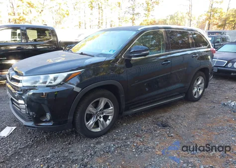 2018 Toyota Highlander Limited из США, поврежденный, VIN 5TDDZRFHXJS884097